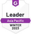 G2 award - Leader (Asia Pacific) Winter 2023 - Akrivia HCM