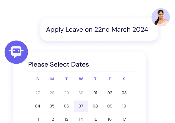 AI-based leave application