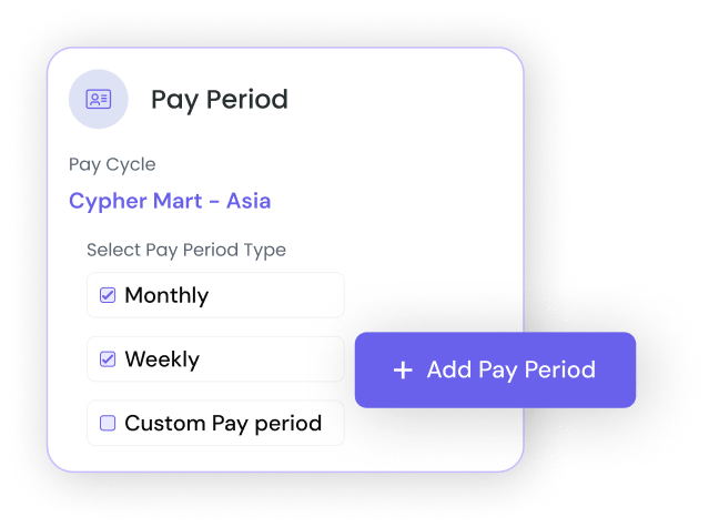 Multiple Pay Periods