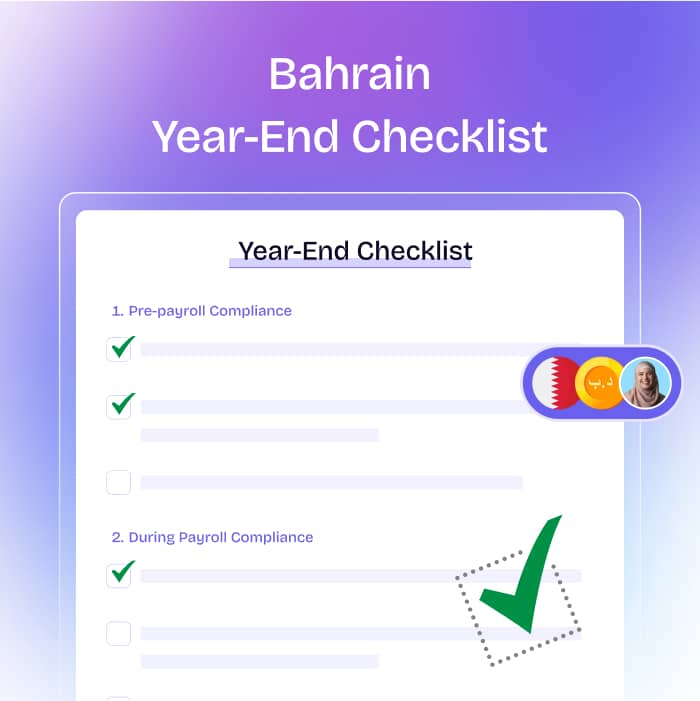 Bahrain Year-End Checklist