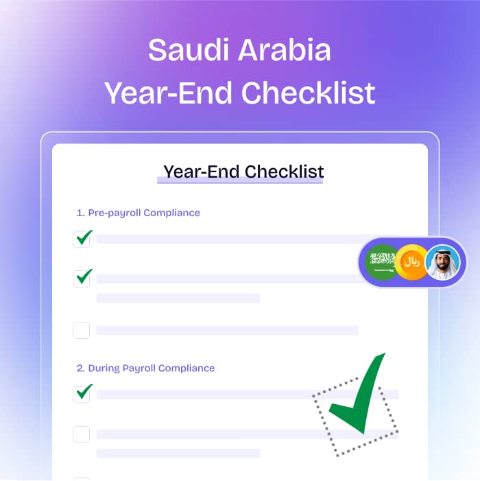 Saudi Year-End Checklist