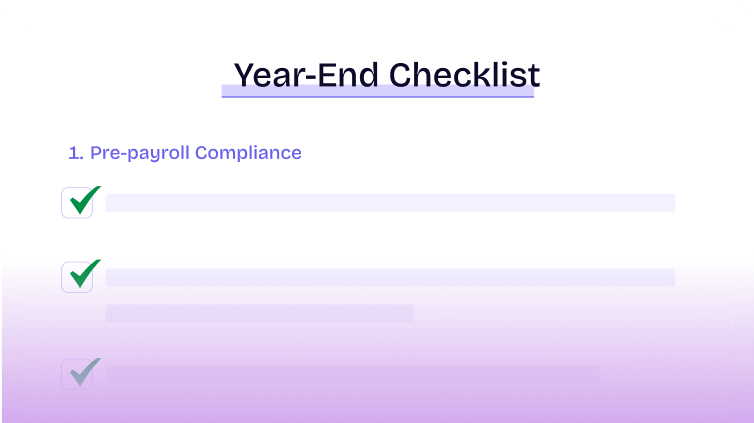 Year End Checklist