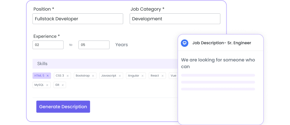 AI for crafting job descriptions